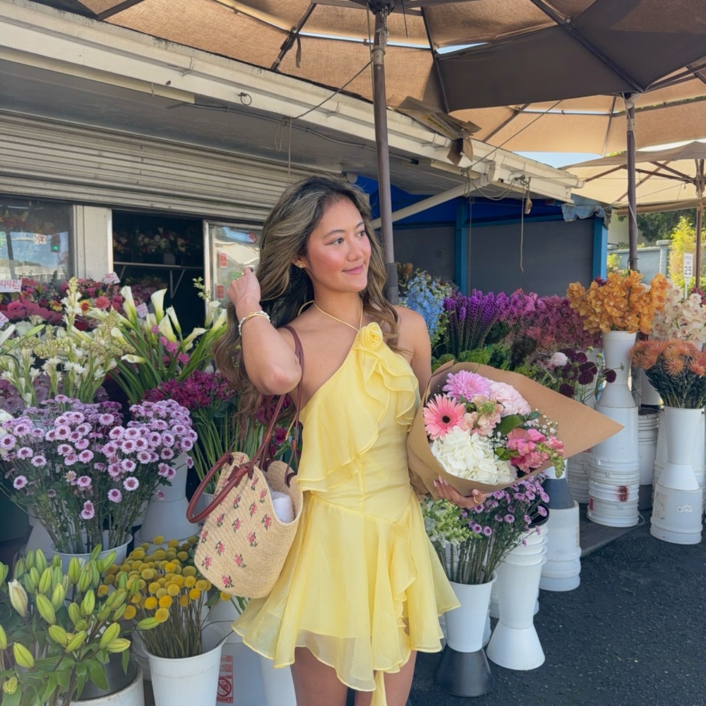 Selfie Leslie Yellow Mini Dress